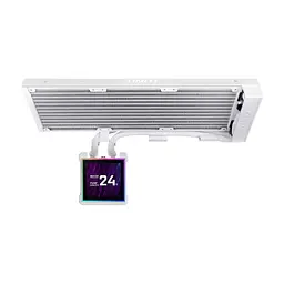 Система рідинного охолодження Lian Li HydroShift II LCD-S 360N FANLESS, White (G89.GHS2LCDS36NW.00) - мініатюра 3