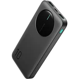 УМБ Joyroom 10000mAh 12W 2xUSB-A, USB-C In/Out, Black (JR-PBF12) - мініатюра 2