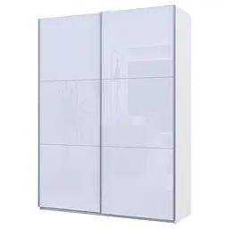 Шафа-купе Doros G-Caiser 2 Скла/3 частини 180х60х240 см Білий (42005017) - мініатюра 6
