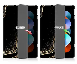 Чохол-книжка BeCover Smart Case для Apple iPad Air 11" M2/M3 (2024/2025) Black Abstraction (711598) - мініатюра 4