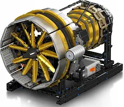 Конструктор авіаційний двигун Mould King Motorised Turbine Engine  для дітей та дорослих  2256 деталей - мініатюра 4