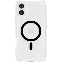 Прозорий чохол Spigen Ultra Hybrid MagSafe Black для iPhone 16 (ACS08206) - мініатюра 6