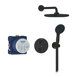 Душова система термостатична Grohe QuickFix Precision з Vitalio Start 250 348832430, Чорний матовий - мініатюра 3