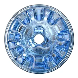 Мастурбатор Fleshlight Quickshot Turbo Blue Ice, компактний, чудово для пар і мінету - мініатюра 3