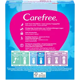 Щоденні прокладки Carefree Cotton Feel Flexiform 56 шт. - мініатюра 4
