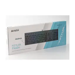 Клавіатура A4Tech FX60H USB Grey Neon Backlit (4711421978309) - мініатюра 9
