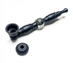 Люлька для куріння N50 Classic pipe with Rhinestones 130 мм (YD169) - мініатюра 2