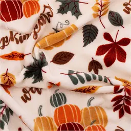 Плед Ardesto Autumn Flannel 160х200 см осінь білий (ART0146PB) - мініатюра 4