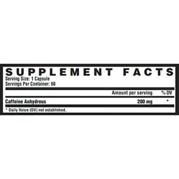 Кофеїн Nutrex Caffeine 60 caps (1086-100-20-7729857-20) - мініатюра 2
