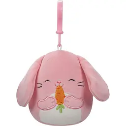 Мягкая игрушка Squishmallows Зайчик Боп на клипсе 9 см (SQCP00178)
