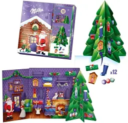 Адвент календар Milka 3D Bastel 163 г - мініатюра 2