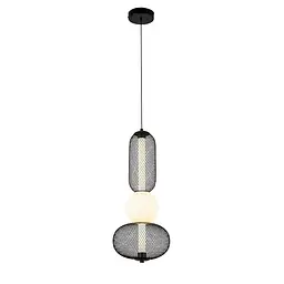Світильник підвісний LED Levistella 7812031 BK, 5W, 3000K, чорний метал, для вітальні - мініатюра 2