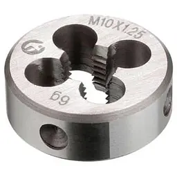 Плашка ручна кругла метрична Intertool M10 х 1.25