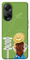 Чохол Demsky Travel girl для Oppo A58 4G