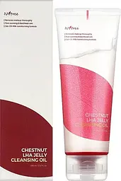 Олія гідрофільна з LHA кислотою 150 мл Isntree Chestnut LHA Jelly Cleansing Oil - мініатюра 1