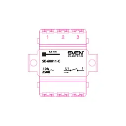Вимикач Sven SE-60011-C cream (7100032) - мініатюра 3