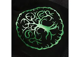 Мішечок для кубиків Q-Workshop Forest Black & green Velour Dice Bag (BFOR202) - мініатюра 2