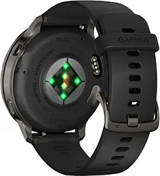 Смарт-годинник Garmin Venu 4 45 mm Slate with Black Silicone Band (010-03014-00) - мініатюра 2