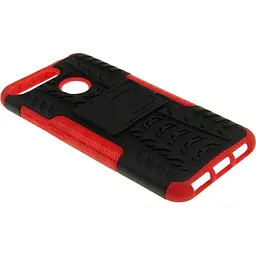Чохол-накладка Toto Dazzle Kickstand 2 in 1 Case HuAwei Y6 2018 Red - мініатюра 4