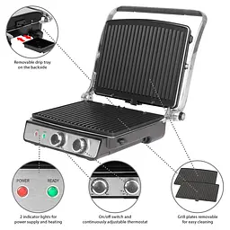 Гриль контактний PROFI COOK PC-KG 1029 - мініатюра 4