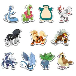 Стікерпак GeekLand Pokemon 45 штук (SP PK 01) - мініатюра 3