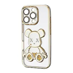Чохол Shining Bear Case Protected Camera iPhone 16 Pro Gold