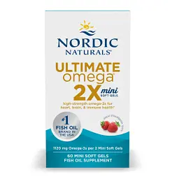 Риб'ячий жир Nordic Naturals Ultimate Omega 2X зі смаком полуниці 1120 мг 60 міні капсул - мініатюра 2