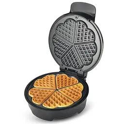 Вафельниця Hoffmans HM-3024 1000W - електрична вафельниця з антипригарним покриттям і швидким нагріванням