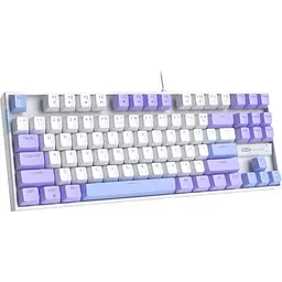Клавіатура MageGee MK-Star Red Switch Lilac (6971969728752-UA)