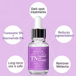 Сироватка для обличчя та шиї Cos De BAHA Tranexamic Serum 30 мл - мініатюра 2