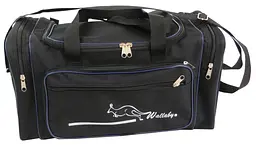Сумка в дорогу середня 62л Wallaby 437-3 Чорна - мініатюра 5