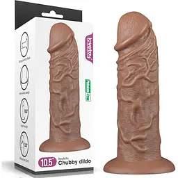 Фалоімітатор LoveToy Realistic Chubby 26.6 см тілесний