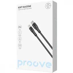 Кабель Proove Soft Silicone Type-C to Lightning 27W (2m) black - мініатюра 2