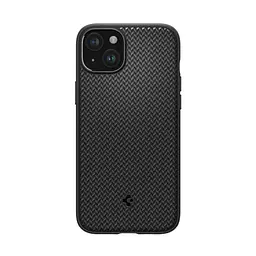 Чехол Spigen Mag Armor MagSafe для iPhone 15 Matte Black (ACS06815) + защитное стекло