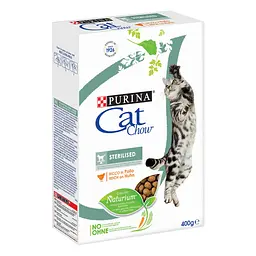 Сухий корм для стерилізованих кішок Cat Chow Sterilized 400 г (курка)