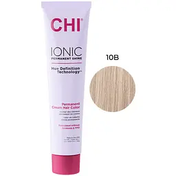 Крем-фарба для волосся CHI Ionic 10B дуже світлий бежевий блонд безаміачна професійна 85 г - мініатюра 2