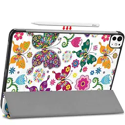 Чохол-книжка BeCover Smart Case для Apple iPad Pro 11" M4 2024 Butterfly (711631) - мініатюра 4