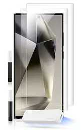 Захисне скло DK для Samsung Galaxy S22 Ultra 5G S908 UV Curved 014236 clear 2 шт. - мініатюра 4