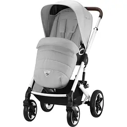 Коляска Cybex Talos S Lux SLV Lava Grey з бампером сіра (522002589) - мініатюра 2