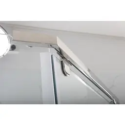 Душова кабіна з низьким піддоном Mixxus Lines SCT01-90x90x198-Tr прозоре скло 6мм New (в 2 ящ) chrome MI8370, Хром, прозорий, хром - мініатюра 9