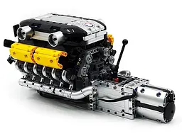Конструктор двигун Mould King Lambo V12 моторизований для дітей та дорослих мотор 1260 деталей - мініатюра 2
