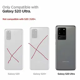 Протиударний прозорий чохол GEAR4 Piccadilly D3O з антимікробним покриттям для Samsung Galaxy S20 Ultra (6.9") Black + Transparent - мініатюра 7