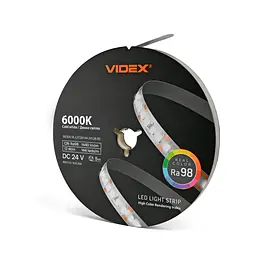Стрічка Led Videx DC24V 60W 5M 6000K Ra98 IP20 (VL-LST28144-24126-B5)  - мініатюра 3