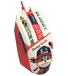Миша W63 Max "Proxy Boom", White/Red A4Tech teh0020418 - мініатюра 5
