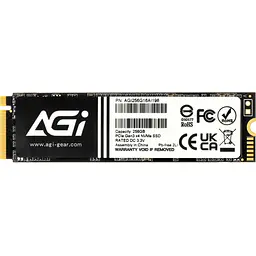 SSD 256Gb AGI AI198 M.2 2280 PCIe Gen 3x4 NVMe TLC, Retail
