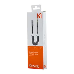 Bluetooth ресивер McDodo USB-A To 3.5mm Bluetooth Audio Cable CA-8700 Black - мініатюра 2