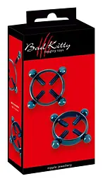 Затискачі на соски Bad Kitty Nipple Jewellery синій - мініатюра 6