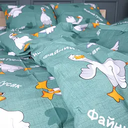 Простирадло MirSon Ranforce Elite Happy Duck 180 x 220 см (2200013129172)