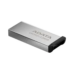 USB флеш накопичувач ADATA 128GB UR 350 Silver/Black USB 3.2 (UR350-128G-RSR/BK) - мініатюра 2