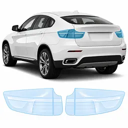 Антигравійна захисна бронеплівка за лекалами для BMW X6 E71 2008-2014 - задні ліхтарі стопи